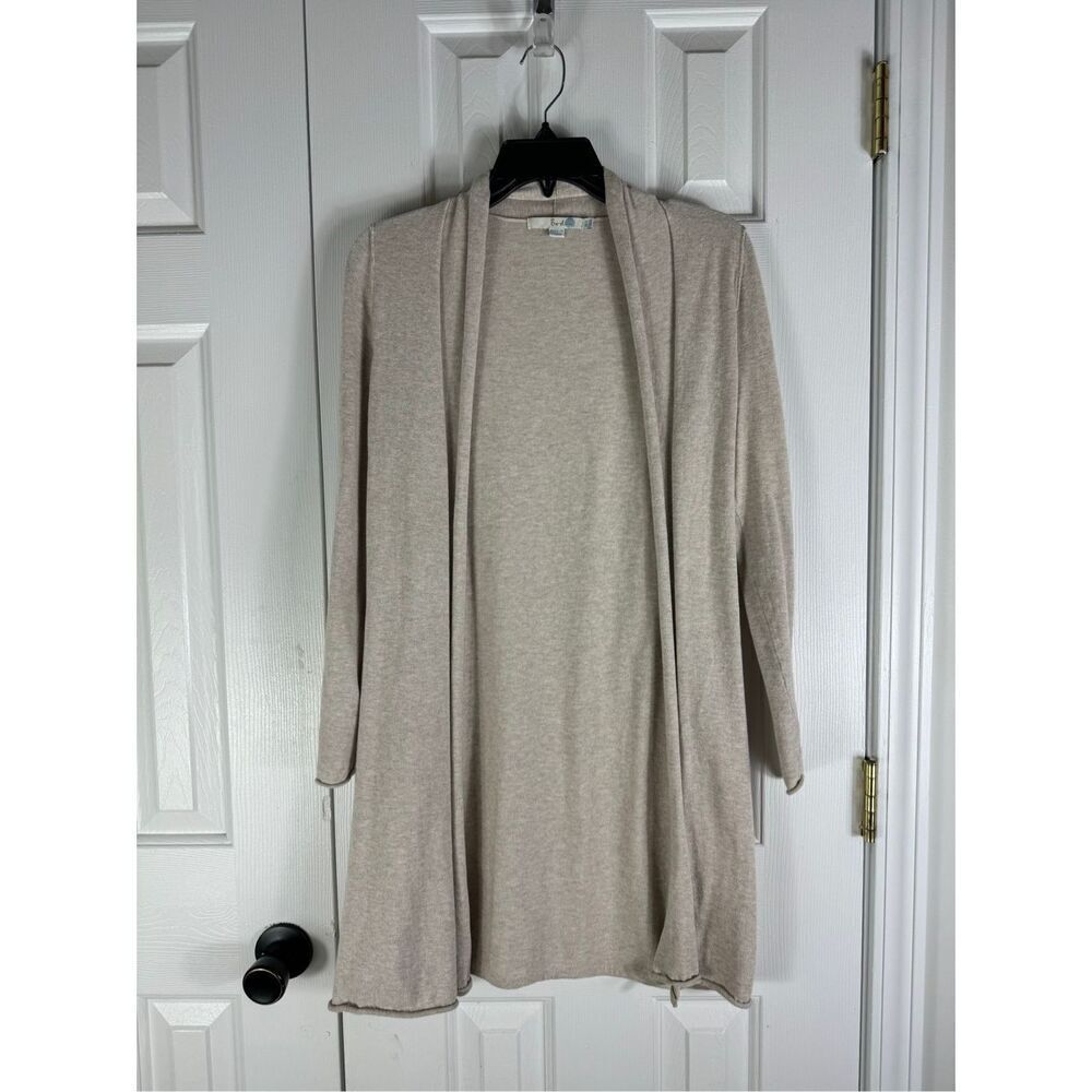 Boden Womens Cashmere Oatmeal Cardigan Size 4